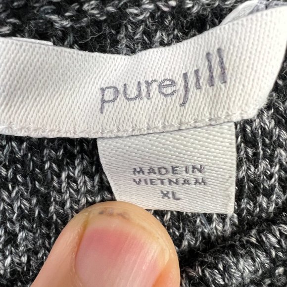 NWT PureJill Midi Elastic Waist Pull-on Sweater Skirt Size XL - Picture 4 of 7